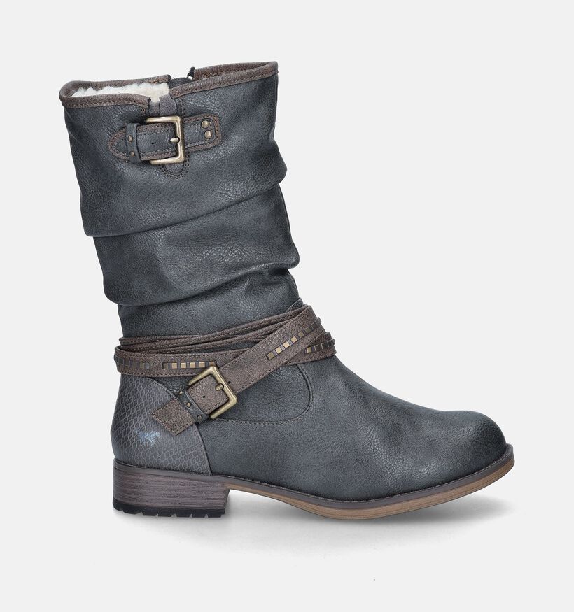 Mustang Grijze Korte laarzen voor dames (345410)