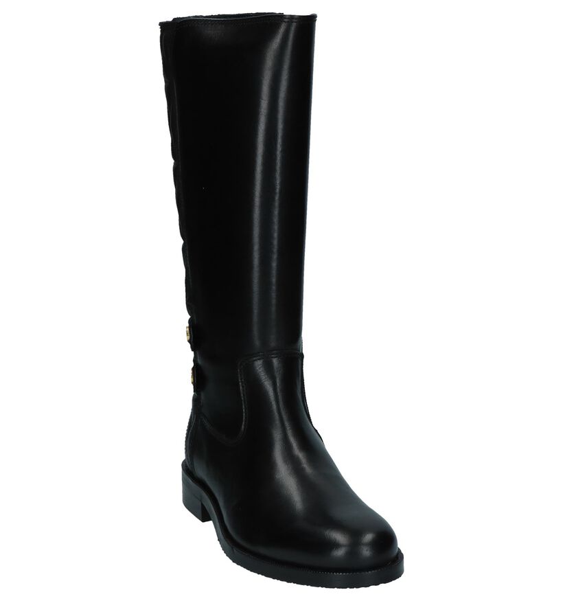 Hampton Bays Bottes hautes en Noir en cuir (226139)