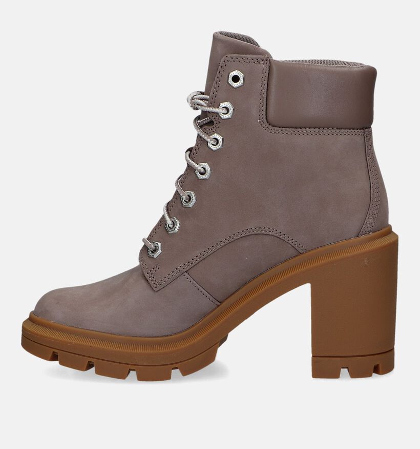 Timberland Allington Heights 6IN Taupe Enkellaarzen voor dames (328660) - geschikt voor steunzolen