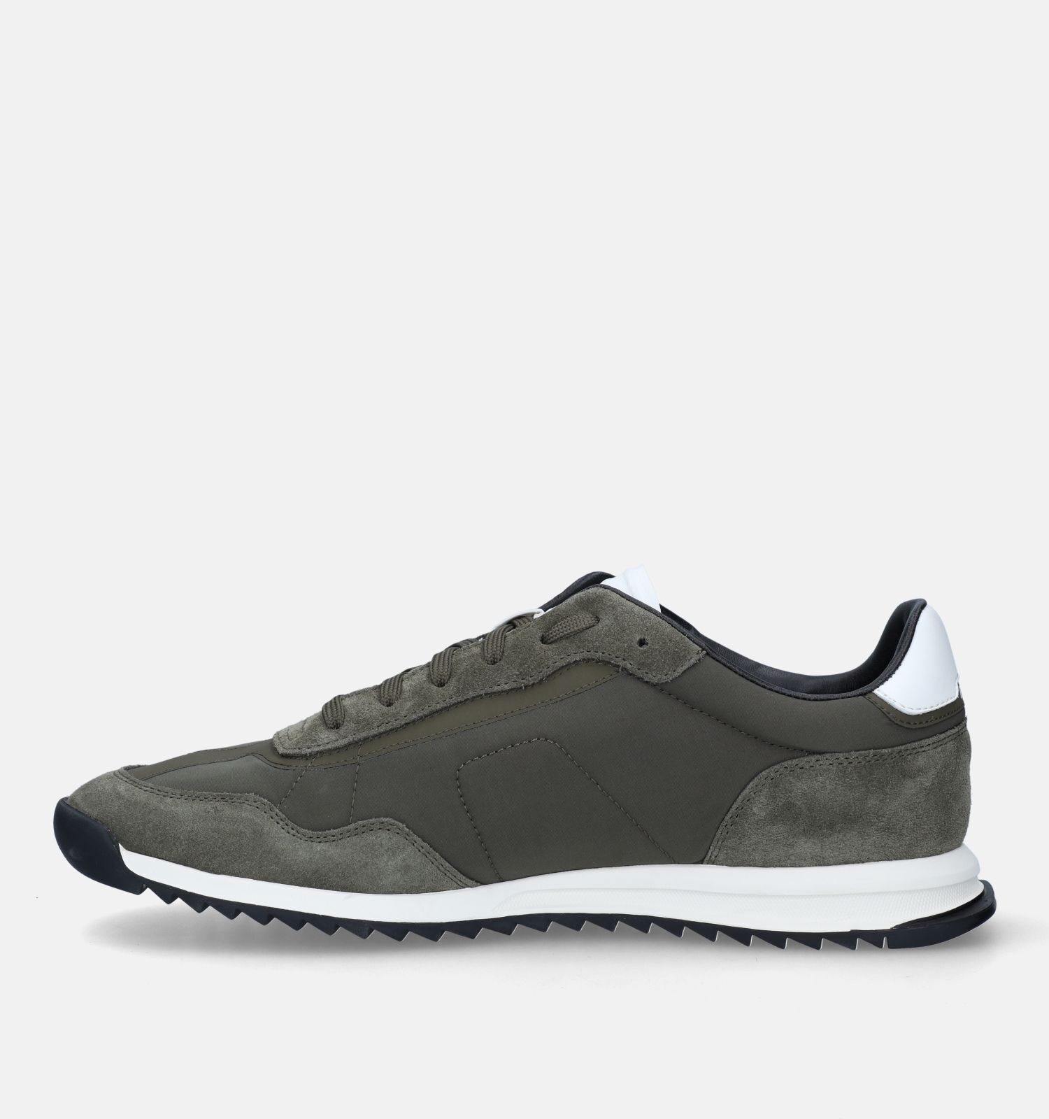 Chaussures lacets vert
