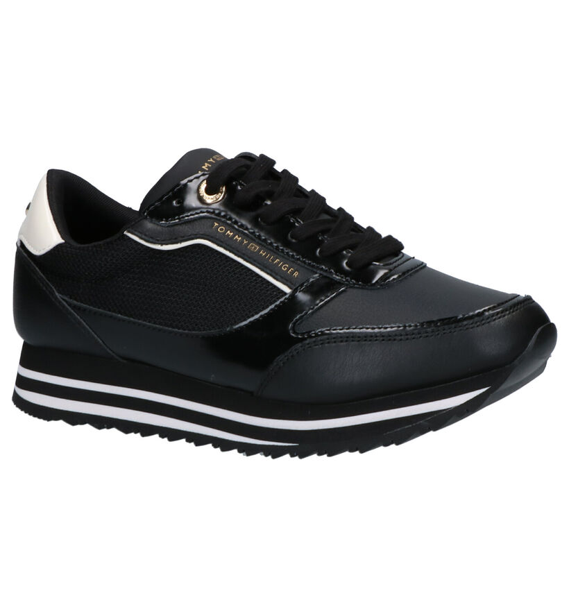 Tommy Hilfiger Veterschoenen Zwart in kunstleer (255918)