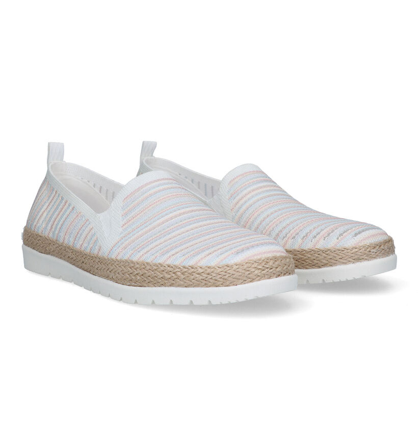 Skechers Bobs Flexpadrille Espadrilles en Écru en textile (324072)