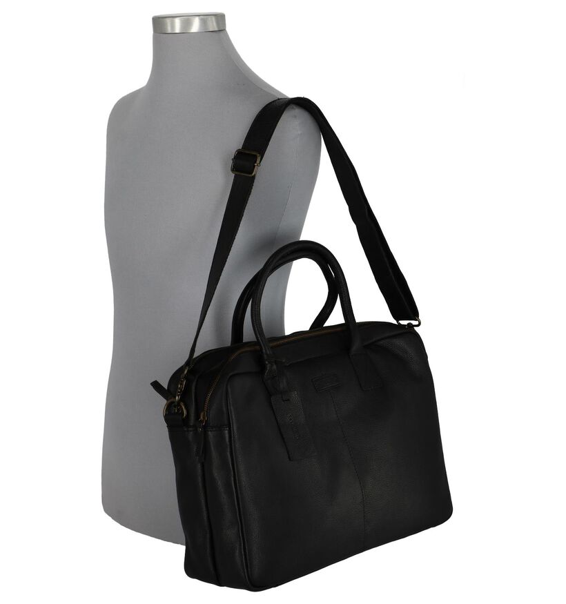 Via Borgo Sacs d'ordinateur portable en Noir en cuir (235339)