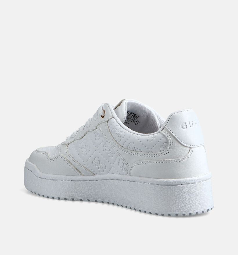 Guess Miram Baskets habillées en Blanc pour femmes (366541) - pour semelles orthopédiques