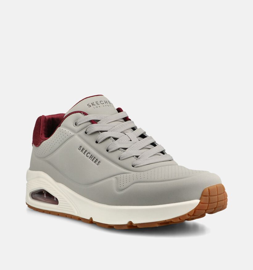 Skechers Uno Suited On Air Baskets en Gris pour hommes (376907)