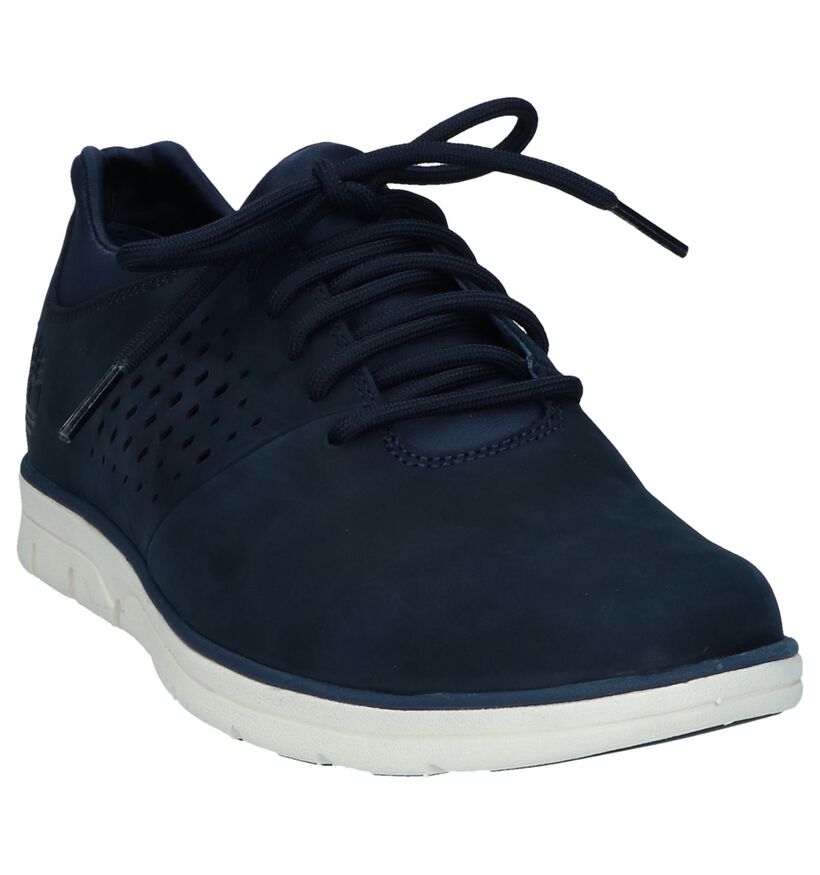 Timberland Bradstreet Donkerblauwe Casual Schoenen in daim (220696)