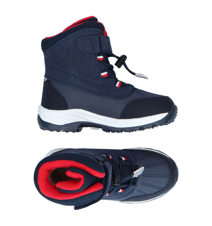 Tommy Hilfiger Bottes de neige en Bleu foncé en simili cuir (295415)