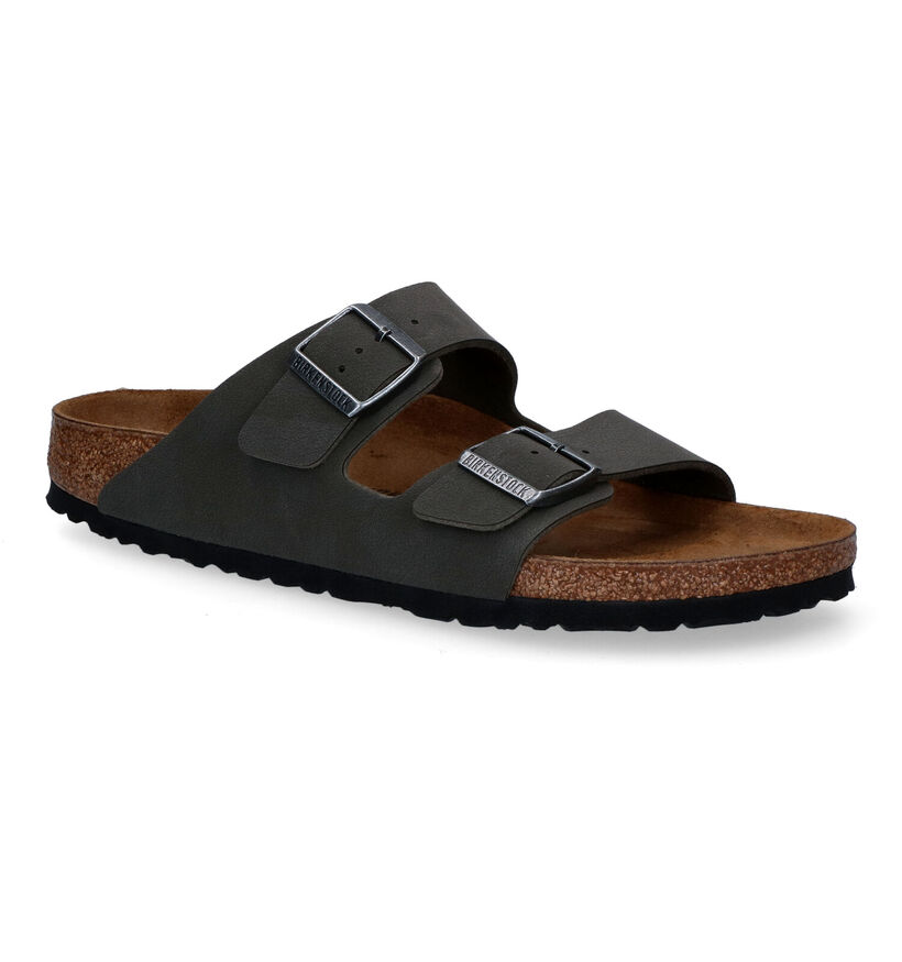 Birkenstock Arizona Vegan Blauwe Slippers voor heren (337864)