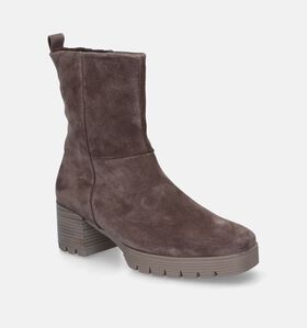 Comfort Bottines à talons en Taupe pour femmes (315620)