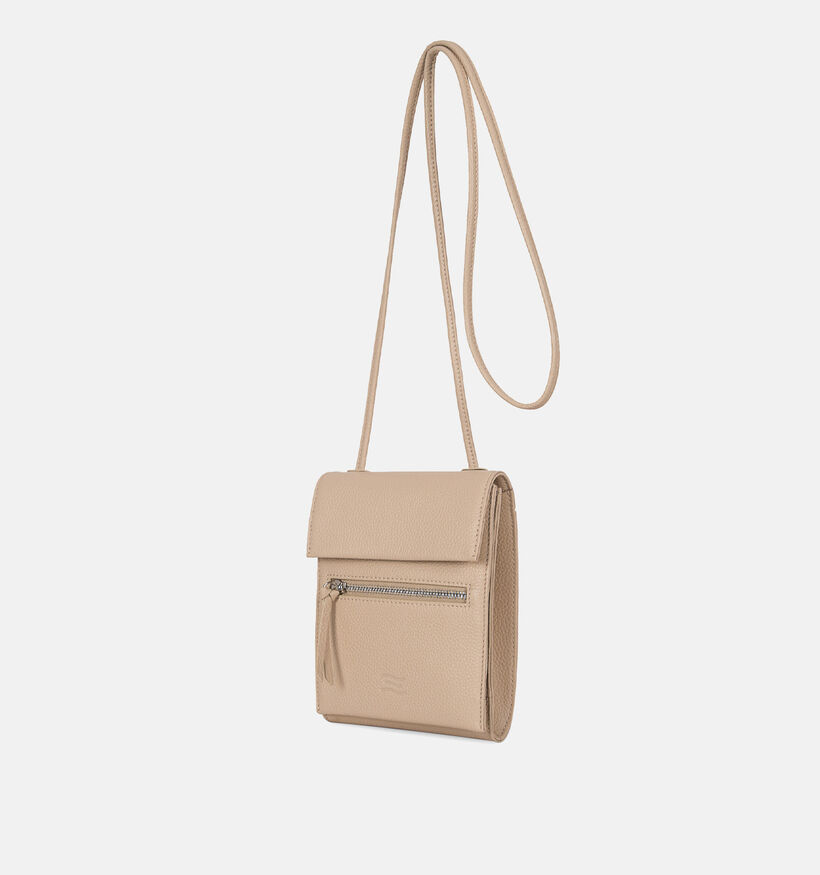 Crinkles Ecru Crossbody Tas voor dames (342320)