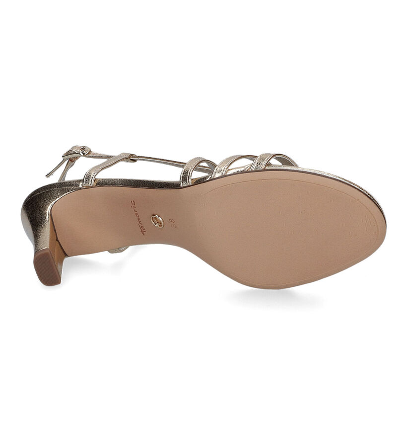 Tamaris Touch it Gouden Sandalen in kunstleer (309766)