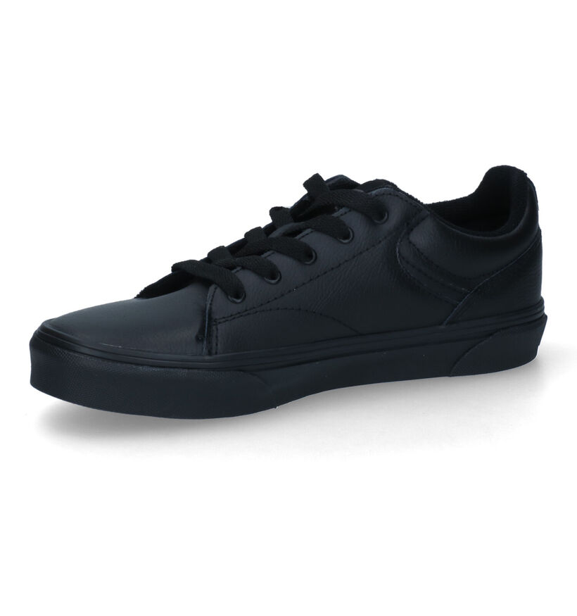 Vans Seldan Baskets de skate en Noir pour garçons (327929)