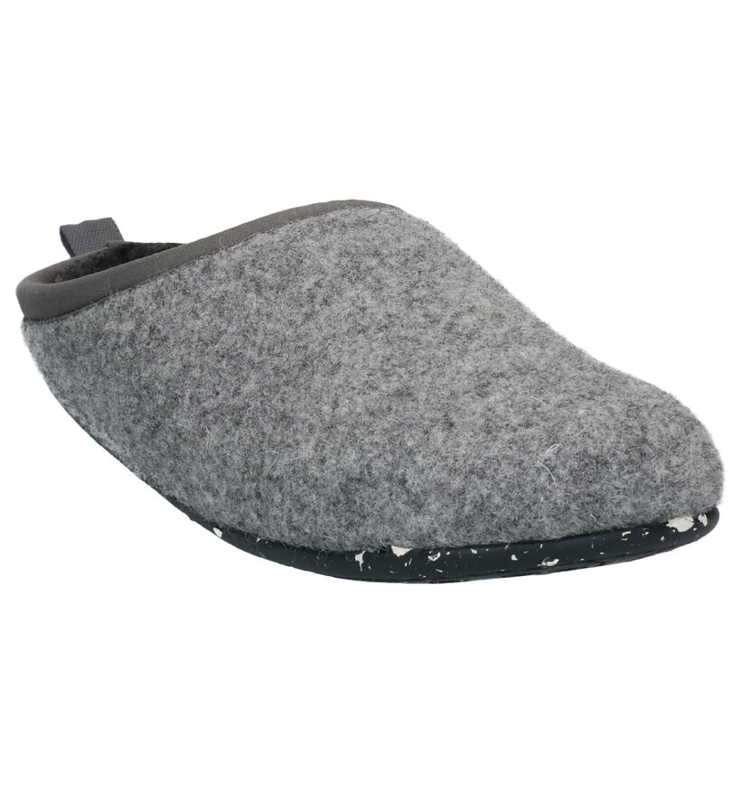 Camper Beige Pantoffels in wol (282114)