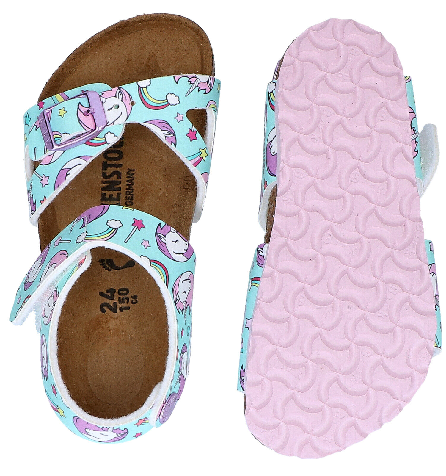 Turquoise birkenstock discount