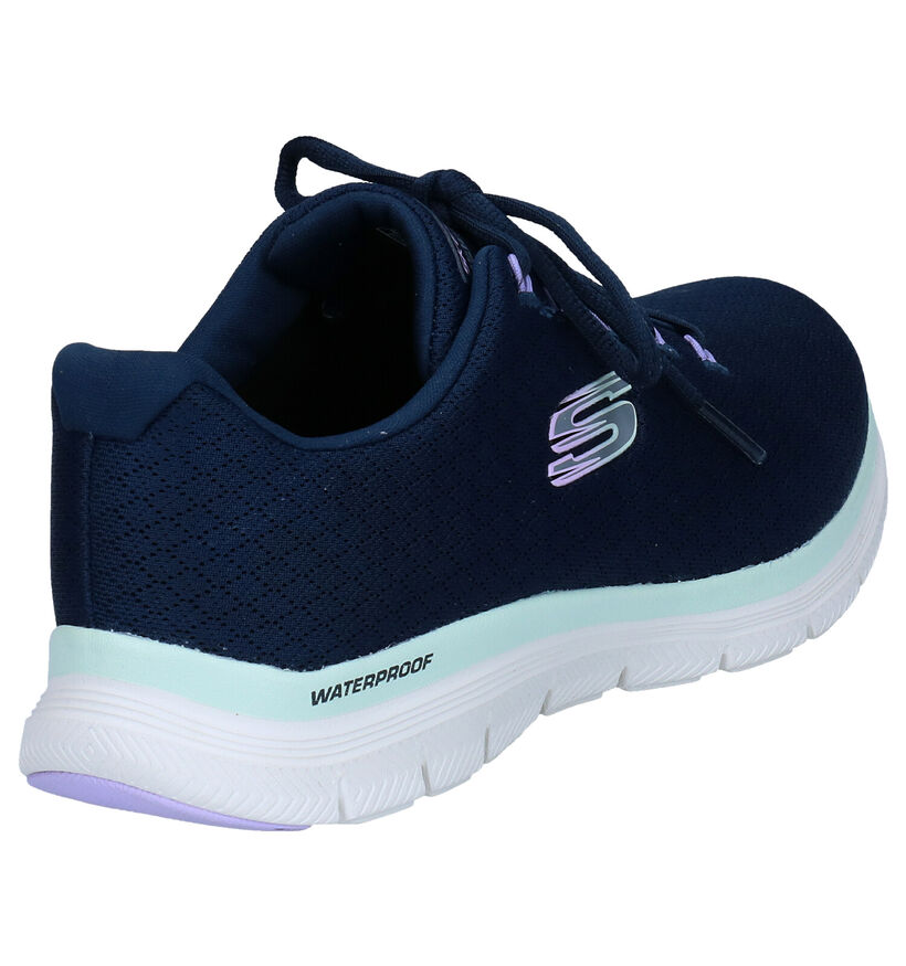 Skechers Flex Appeal 4.0 Baskets en Bleu pour femmes (310846)