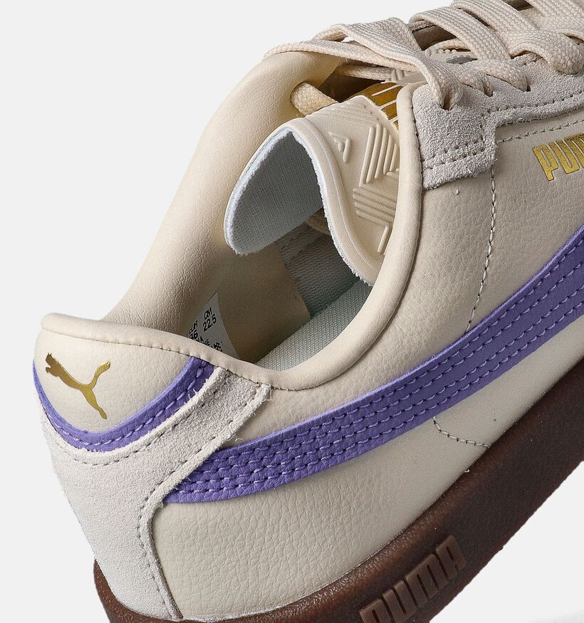 Puma Club II Era Baskets en Ecru pour filles (350389) - pour semelles orthopédiques