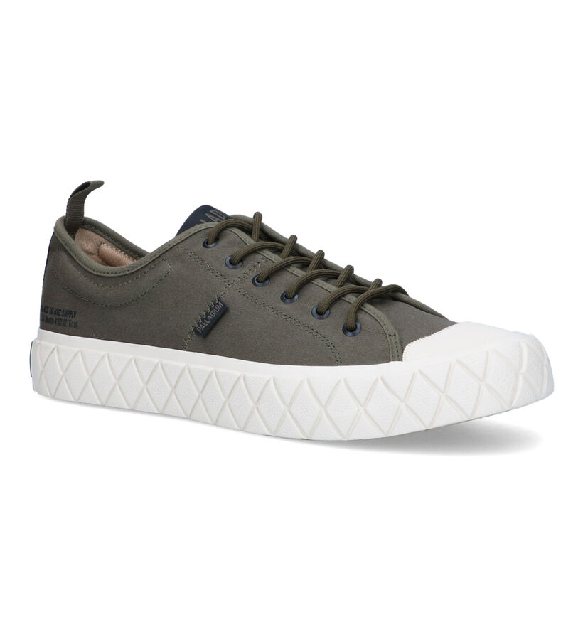 Palladium Palla Ace Chaussures à lacets en Vert Kaki pour hommes (320241) - pour semelles orthopédiques