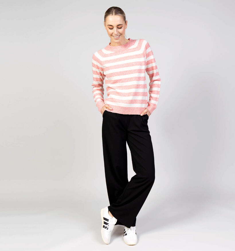 Vero Moda Doffy Pull en Orange/Beige pour femmes (367173)