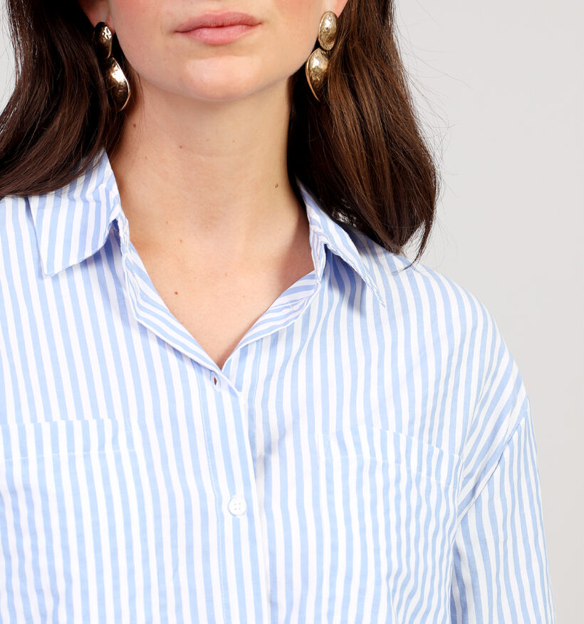 Pieces Melia Blauw Hemd voor dames (351120)