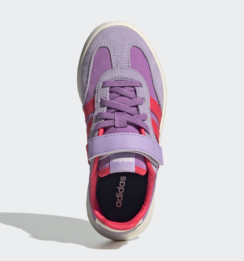 adidas Barreda Decode Baskets basses en Violet/Rouge pour filles (359615) - pour semelles orthopédiques