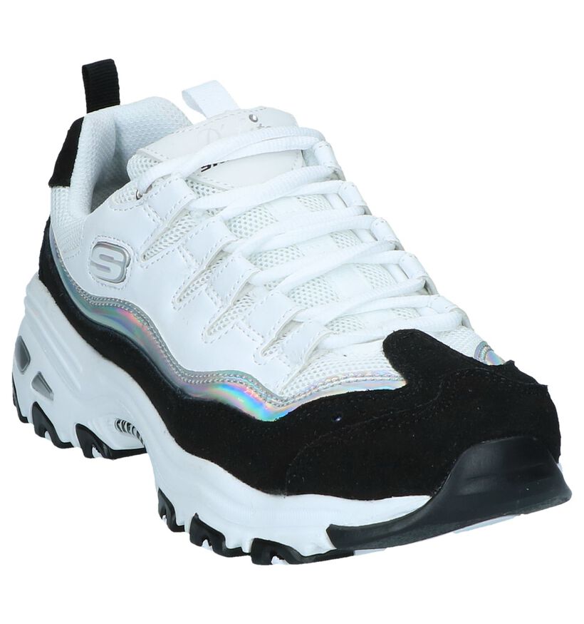 D'lites Baskets basses en Blanc en cuir (252026)