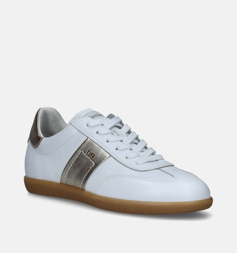 NeroGiardini Witte Sneakers voor dames (351963) - geschikt voor steunzolen