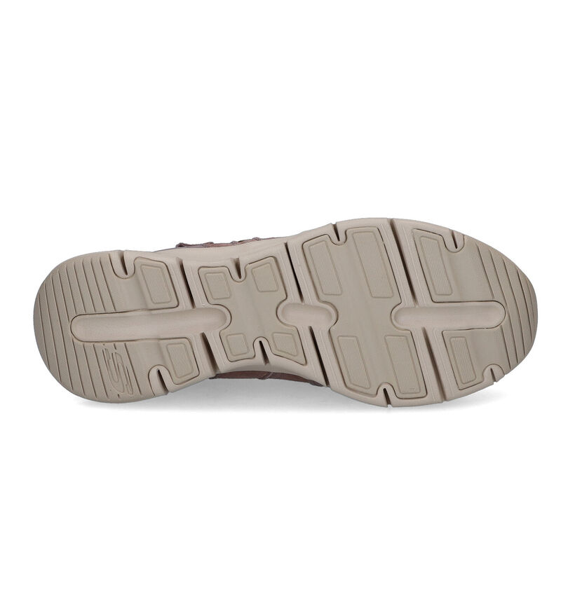 Skechers Arch Fit Smooth Taupe boots voor dames (314046) - geschikt voor steunzolen