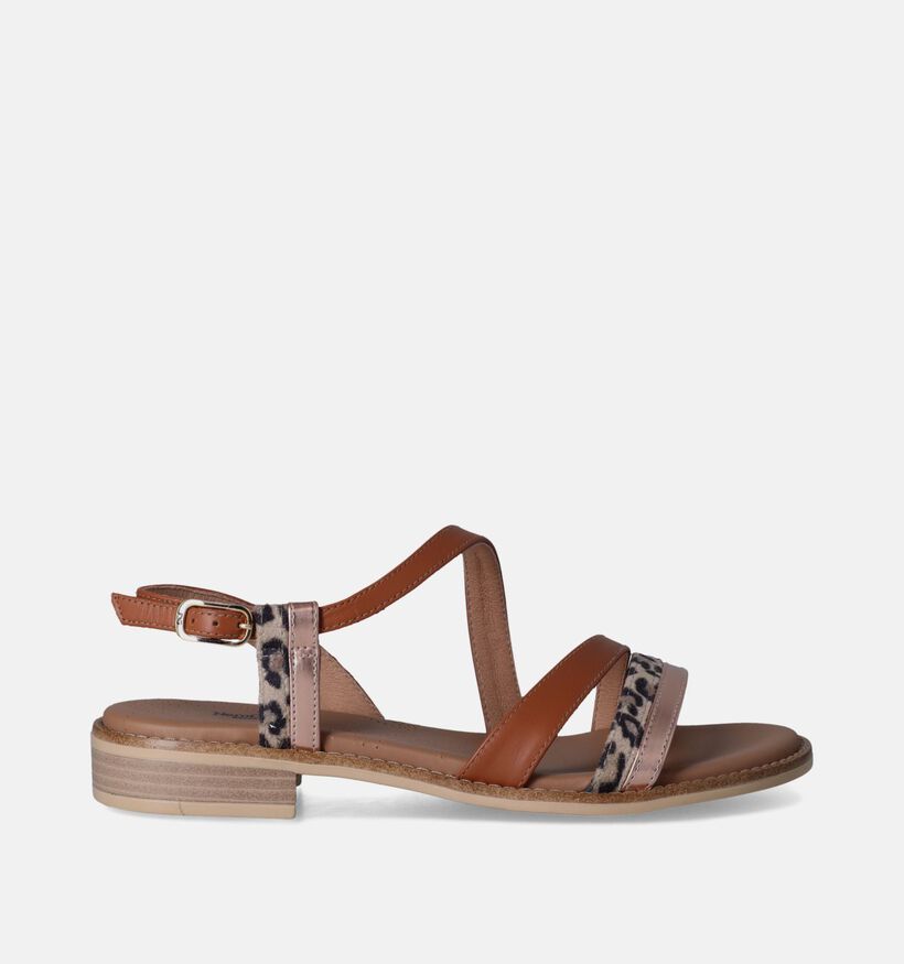 NeroGiardini Sandales plates en Marron pour femmes (359301)