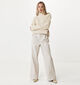 Mexx Pantalon large en Écru pour femmes (334040)
