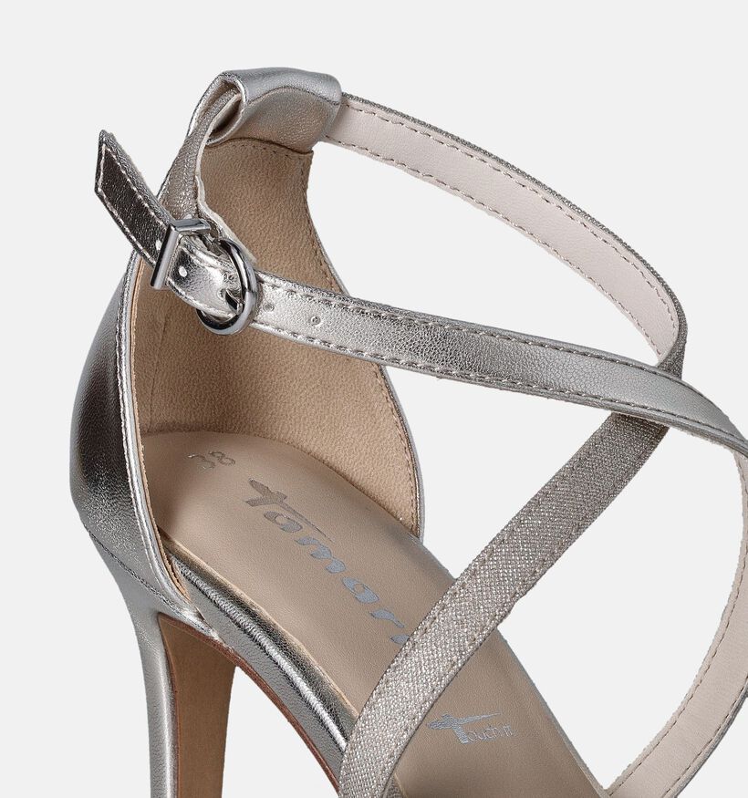 Tamaris Zilveren Sandalen met Gesloten Hiel voor dames (354339)