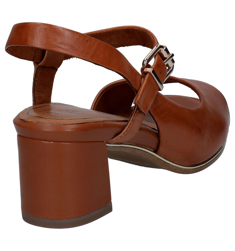 Tamaris Touch it Cognac Sandalen in leer (269760)