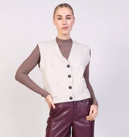 JDY Vestes Beige/Gris