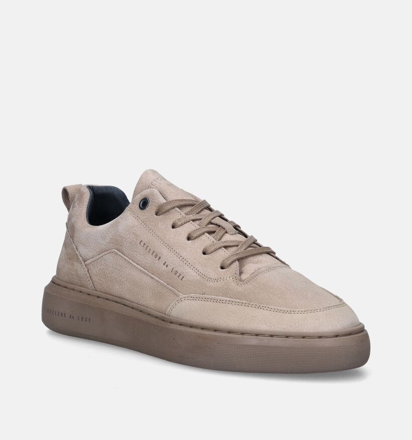 Cycleur de Luxe Roubaix Chaussures à lacets en Beige pour hommes (348599) - pour semelles orthopédiques
