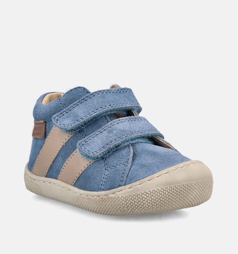 Naturino Barefoot Sabby VL Blauwe Babyschoenen voor meisjes, jongens (371609) - geschikt voor steunzolen