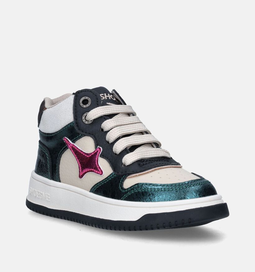 Shoesme Groene Hoge sneakers voor meisjes (348073)