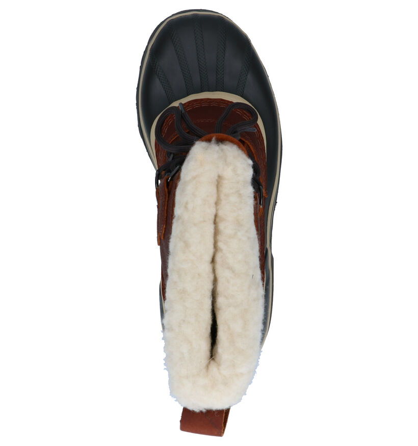 Sorel Caribou Bottes de Neige en Marron en cuir (252850)