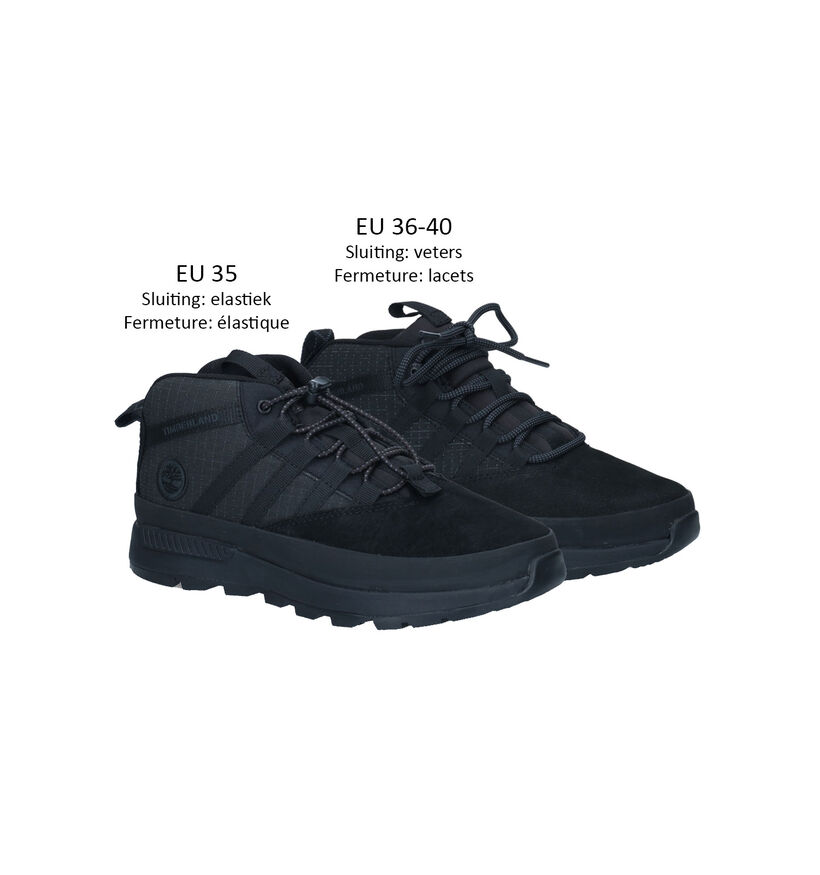 Timberland Euro Tracker Super OX Bottines en camel pour garçons (313057) - pour semelles orthopédiques