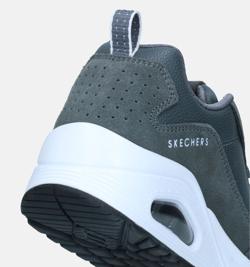 Skechers Uno Stacre Grijze Sneakers voor jongens (327977)