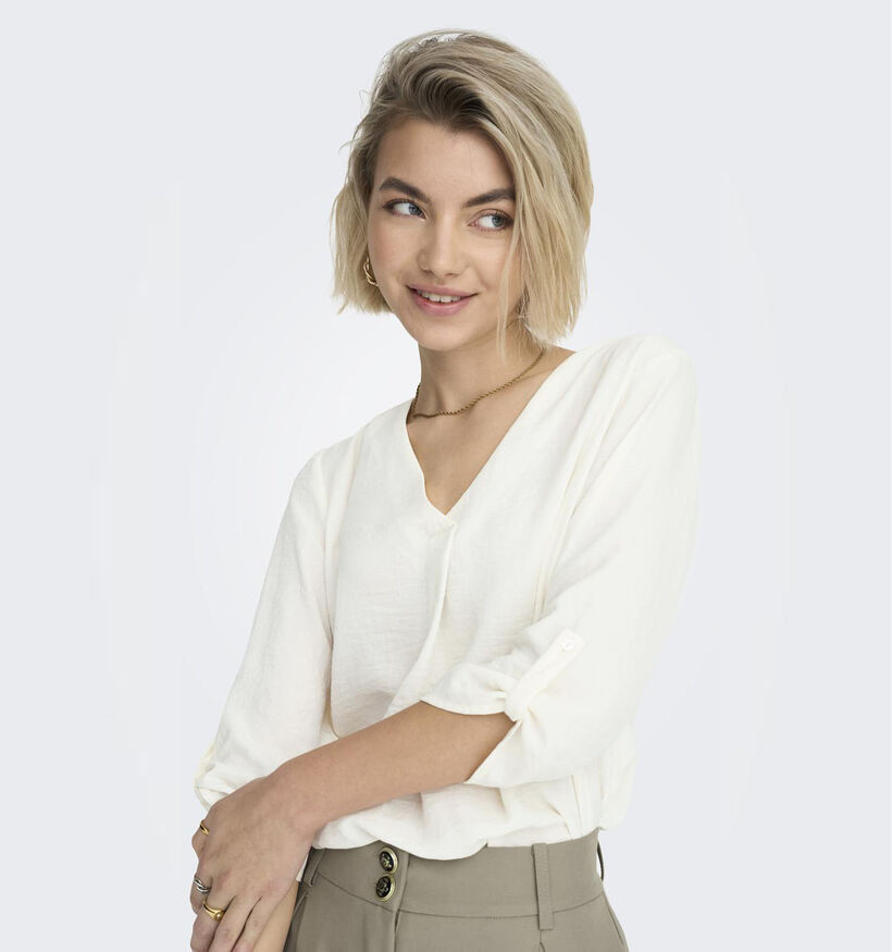 JDY Divya Blouse en Blanc pour femmes (351447)