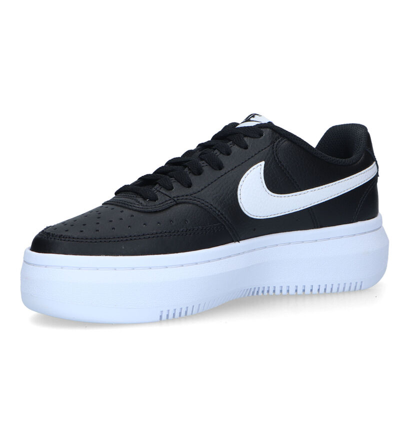 Nike Court Vision Alta Zwarte Sneakers voor dames (332412)