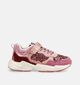 FR by Romagnoli Glitterstone Rosa Roze Sneakers voor meisjes (379001) - geschikt voor steunzolen