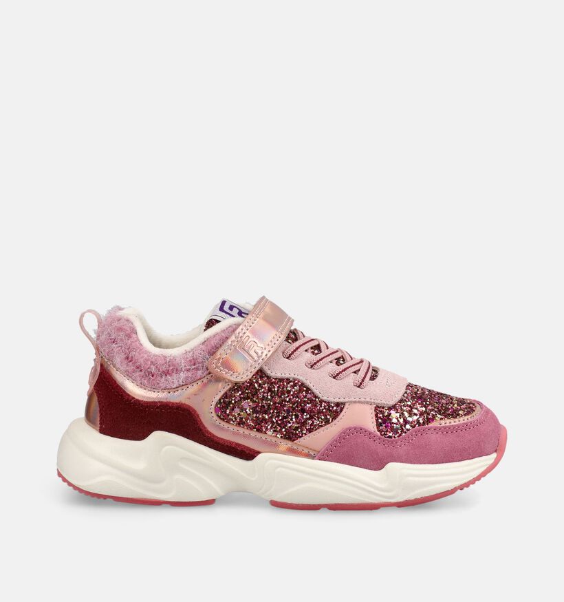 FR by Romagnoli Glitterstone Rosa Roze Sneakers voor meisjes (379001) - geschikt voor steunzolen