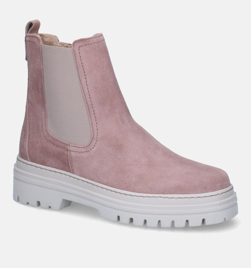 Gabor Best Fitting Roze Chelsea Boots voor dames (316918) - geschikt voor steunzolen