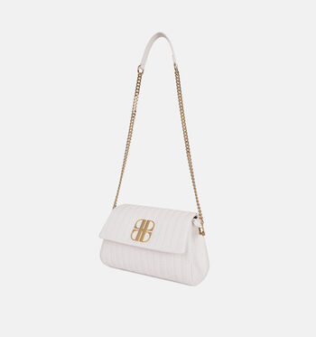 Laurent David Crossbody tassen Wit/Goud