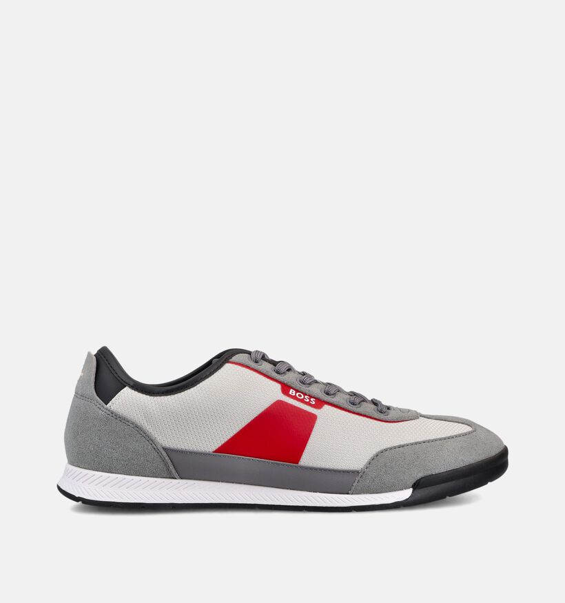 BOSS Nitan Grijze Sneakers voor heren (369012) - geschikt voor steunzolen