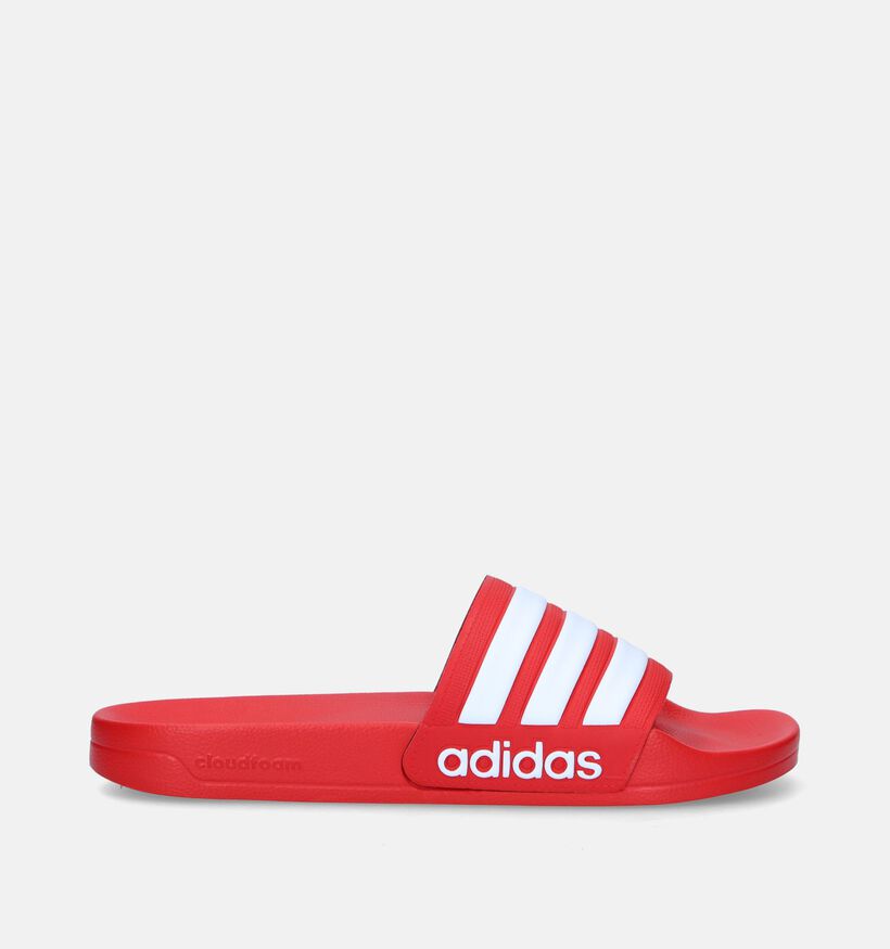 adidas Adilette Shower Claquettes en Rouge pour hommes (334726)