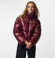 Pieces Amilia Bordeaux Puffer Jas voor dames (378376)