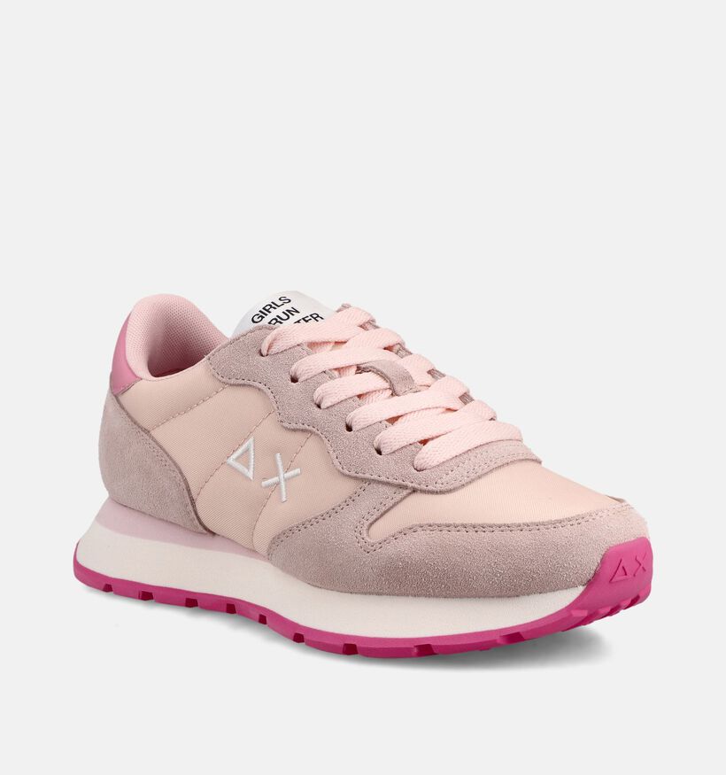 Sun68 Ally Solid Nylon Roze Sneakers voor dames (368707) - geschikt voor steunzolen