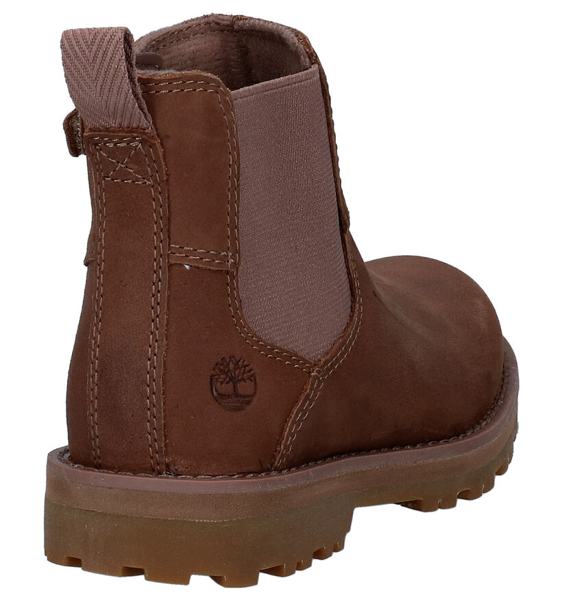 Timberland Courma Kid Chelsea Bottines en Marron pour garçons (313039) - pour semelles orthopédiques