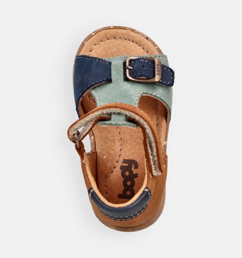 Bopy Rafin Spe Sandales pour b&eacute;b&eacute; en Vert pour filles, gar&ccedil;ons (373075)